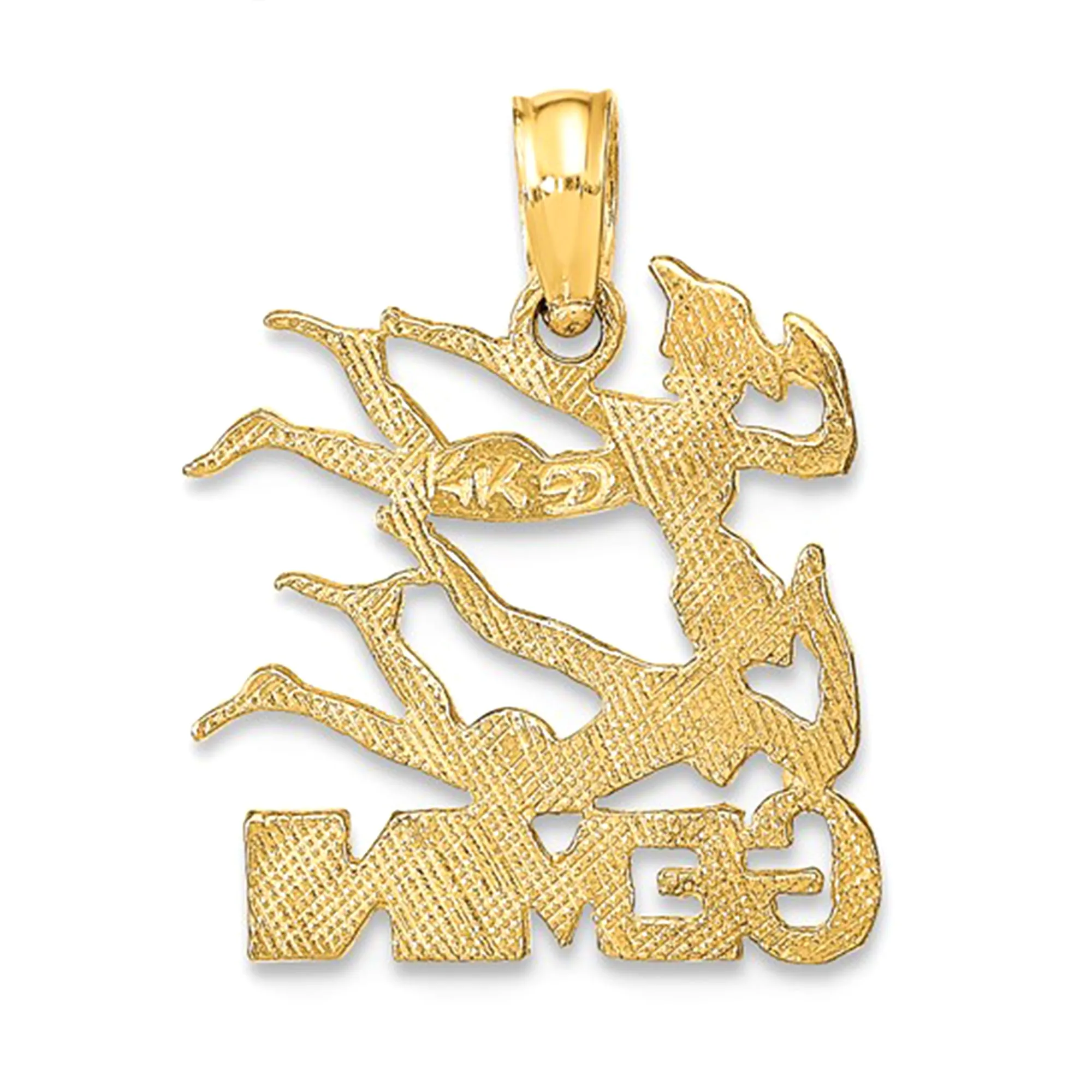 14k Real Solid Gold Zodiac Birth Symbol Pendant Charm