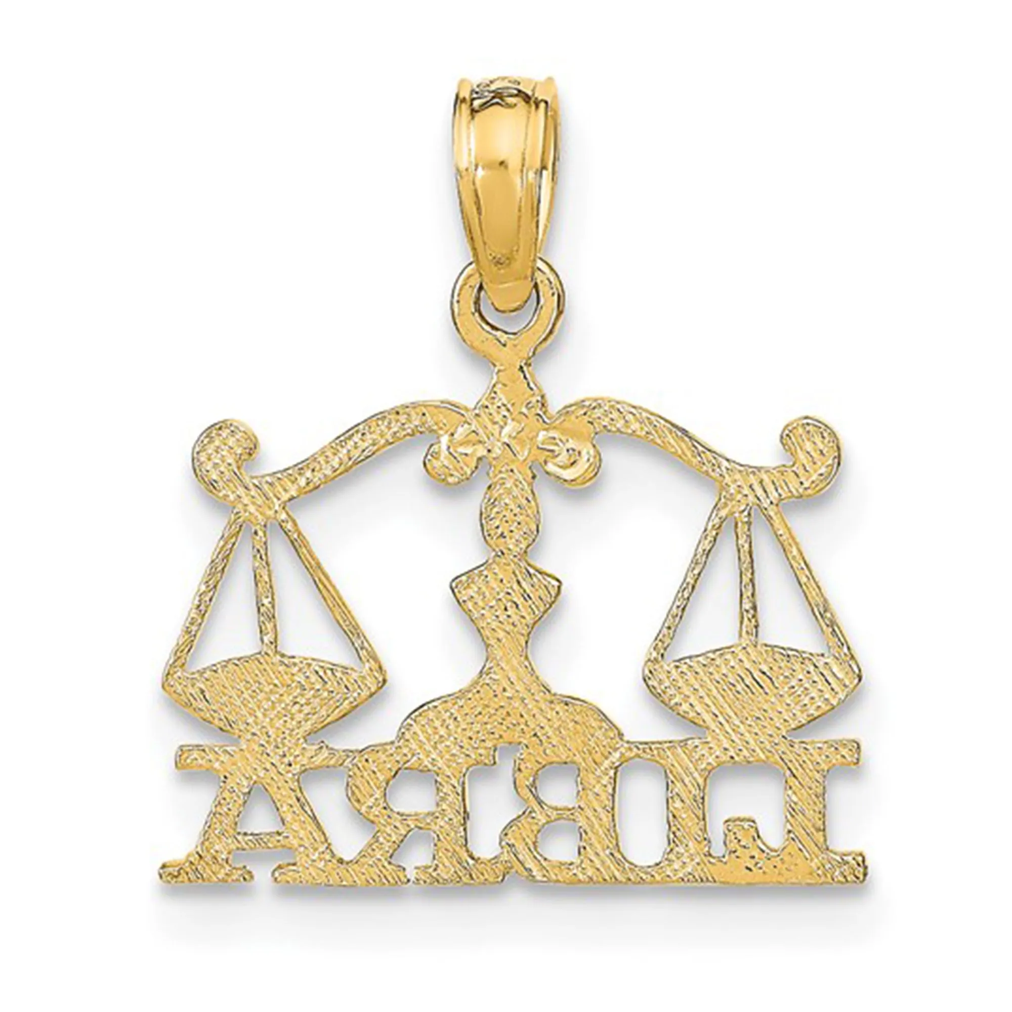 14k Real Solid Gold Zodiac Birth Symbol Pendant Charm