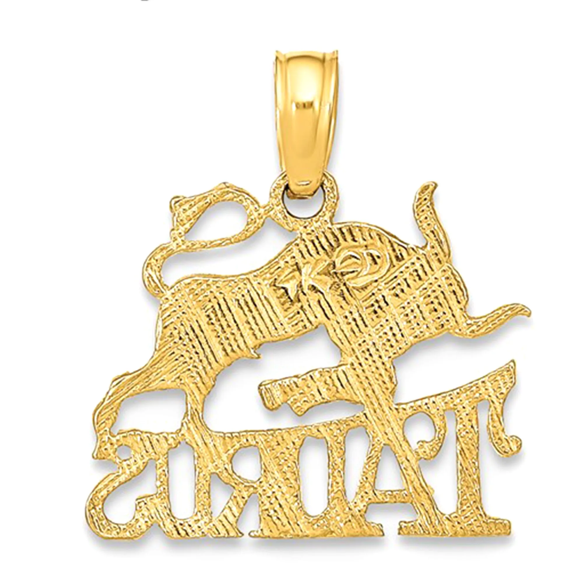 14k Real Solid Gold Zodiac Birth Symbol Pendant Charm