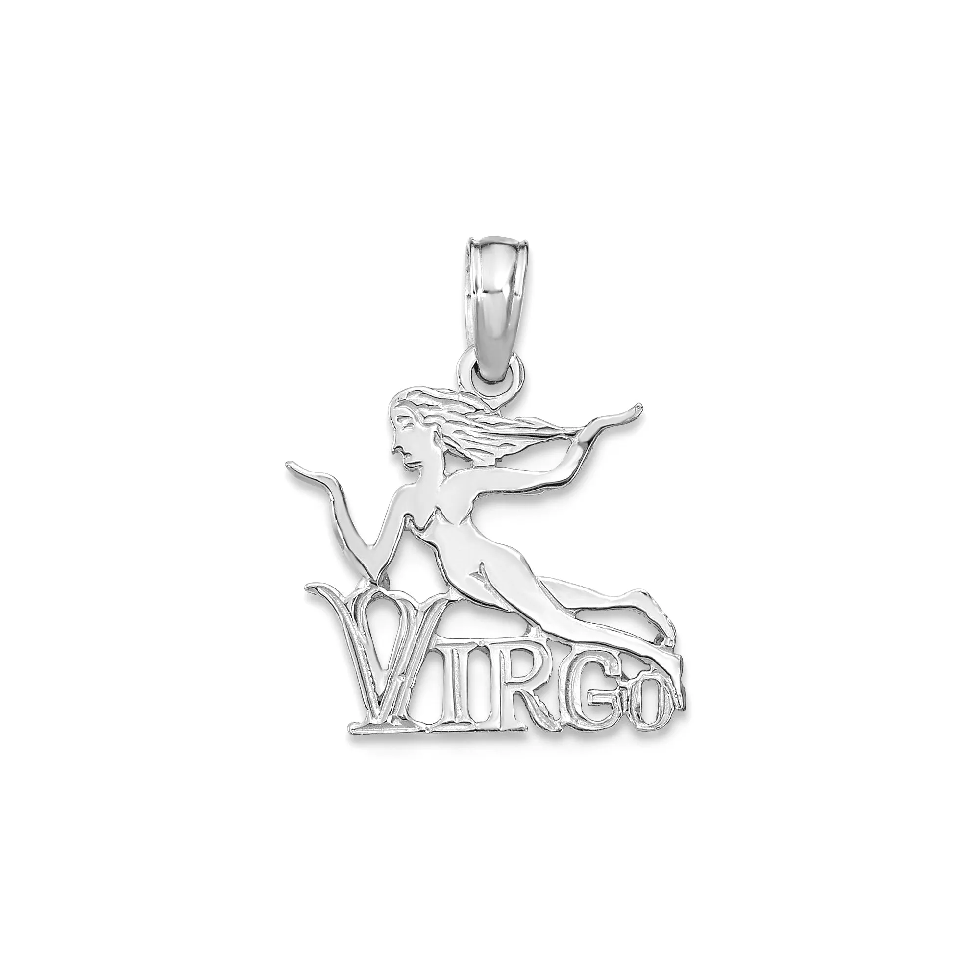 14k Real Solid Gold Zodiac Birth Symbol Pendant Charm