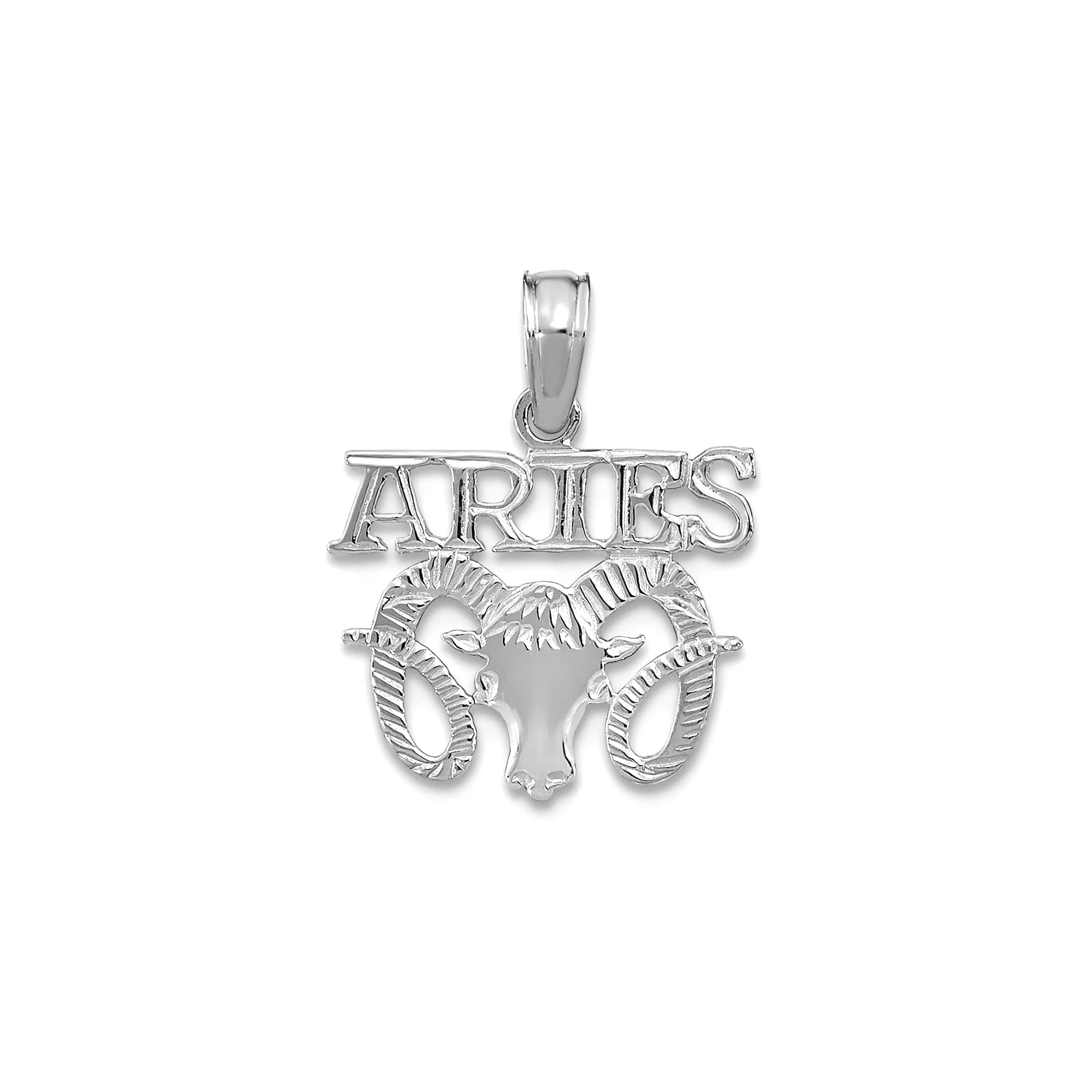 14k Real Solid Gold Zodiac Birth Symbol Pendant Charm