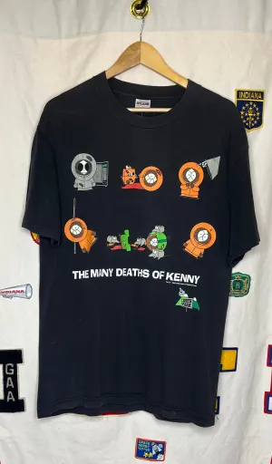 1998 South Park Kenny Black T-Shirt: L