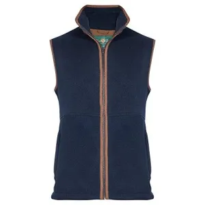 Alan Paine Aylsham Gents Fleece Waist Coat Dark Navy