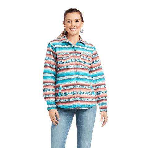 Ariat Women's R.E.A.L. Marsala Serape Shacket Shirt Jacket - 10037454