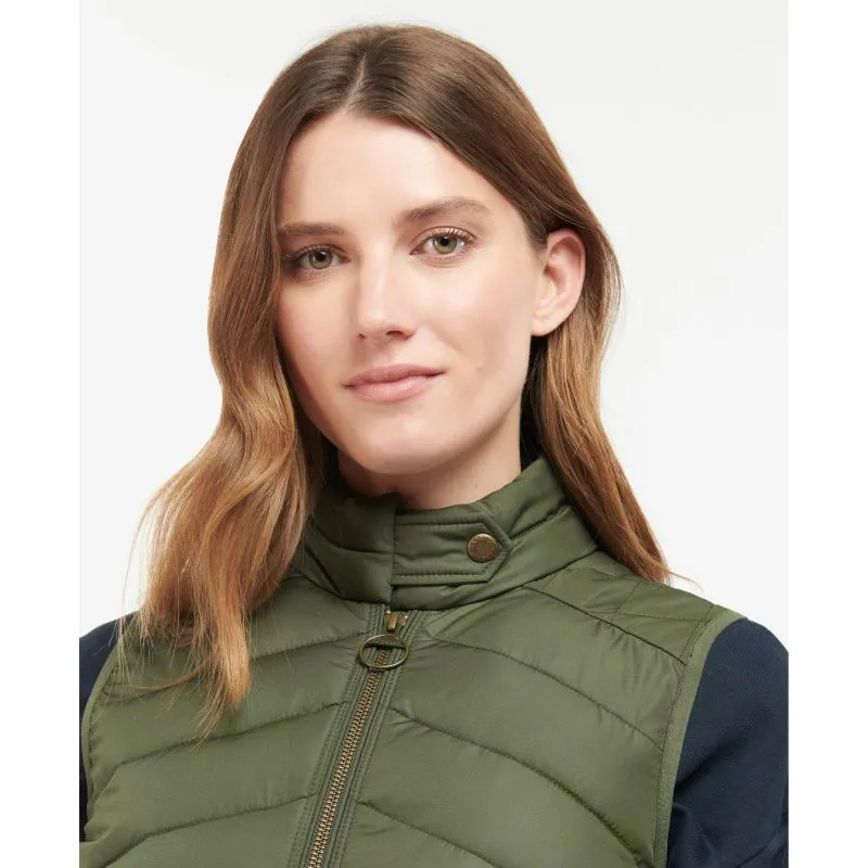 Barbour Stretch Cavalry Ladies Gilet - Olive/Olive Marl