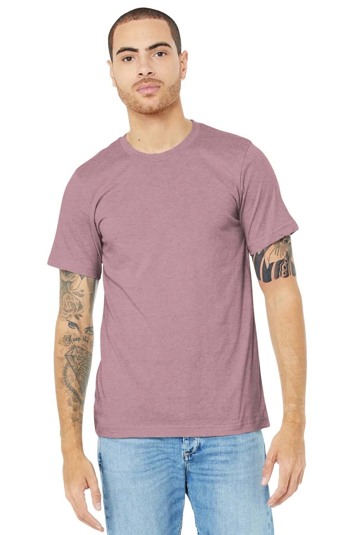 BELLA CANVAS ® Unisex Heather CVC Short Sleeve Tee. BC3001CVC