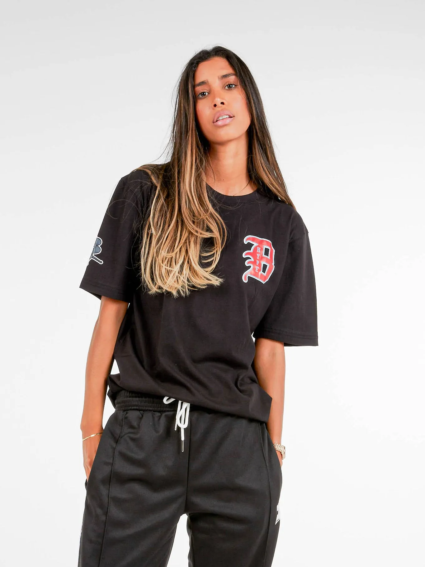 Bhype Society - Bhype Black T-shirt Varsity Collection