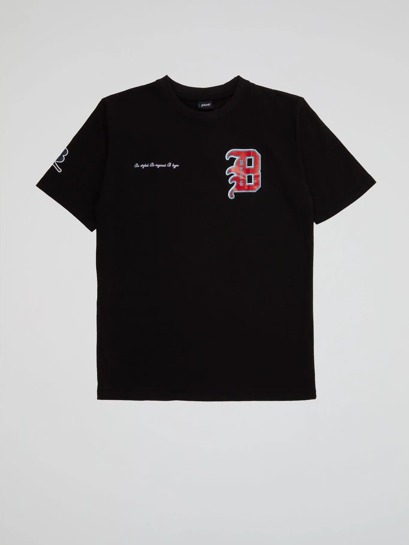 Bhype Society - Bhype Black T-shirt Varsity Collection