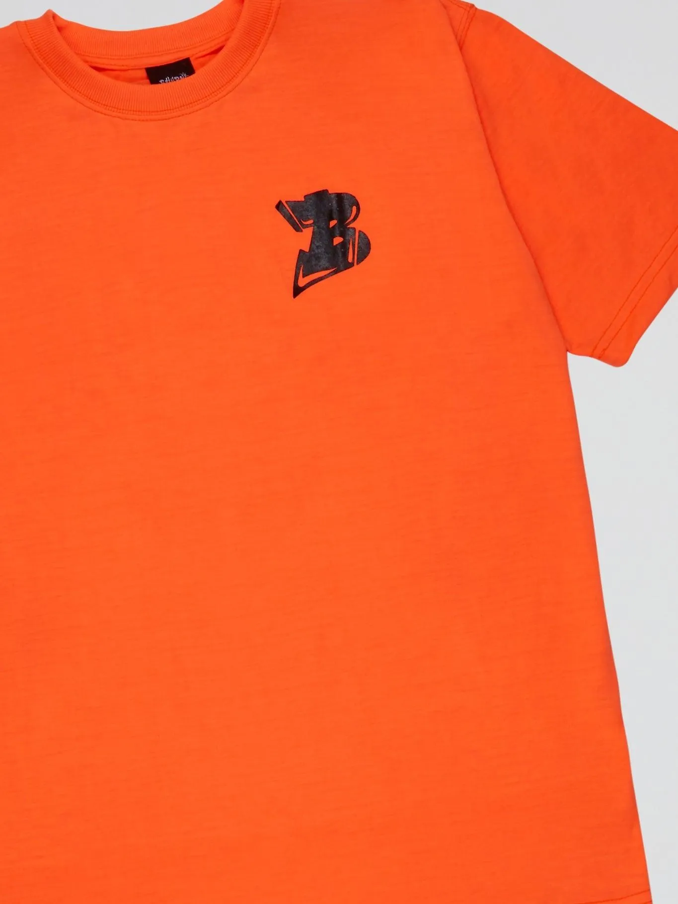 Bhype Society - Neon Orange T-shirt Bhype Logo Essentials