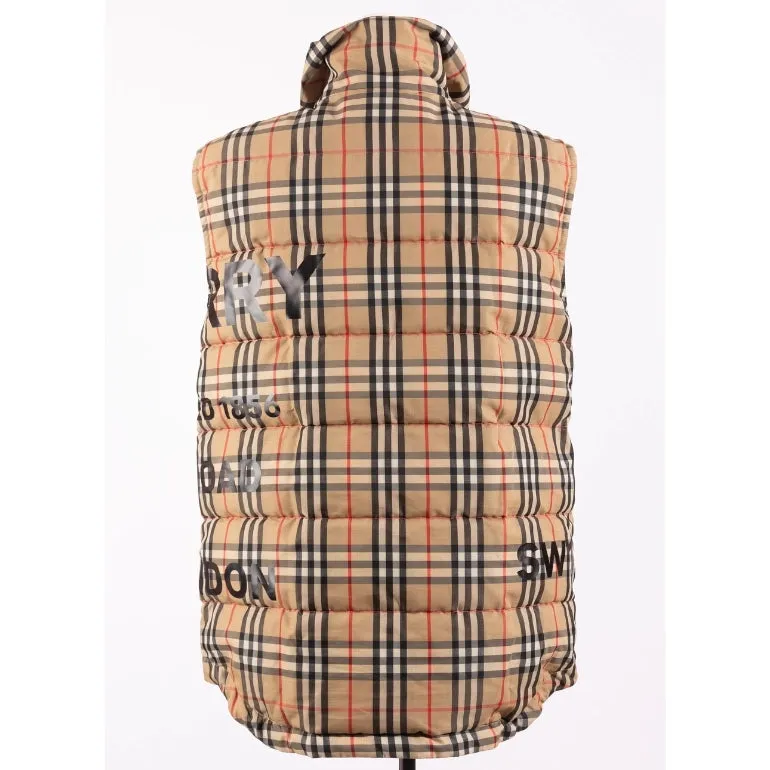 Burberry Horseferry Print Padded Gilet