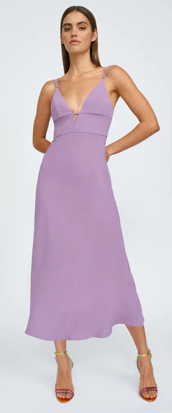 BY JOHNNY Iris Midi Dress Iris Purple