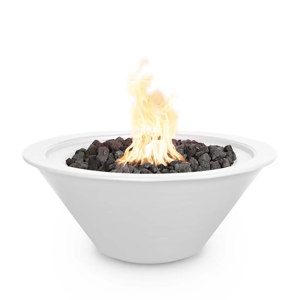 Cazo 30" Round Fire Bowl, Powder Coated Metal  - Fire Feature