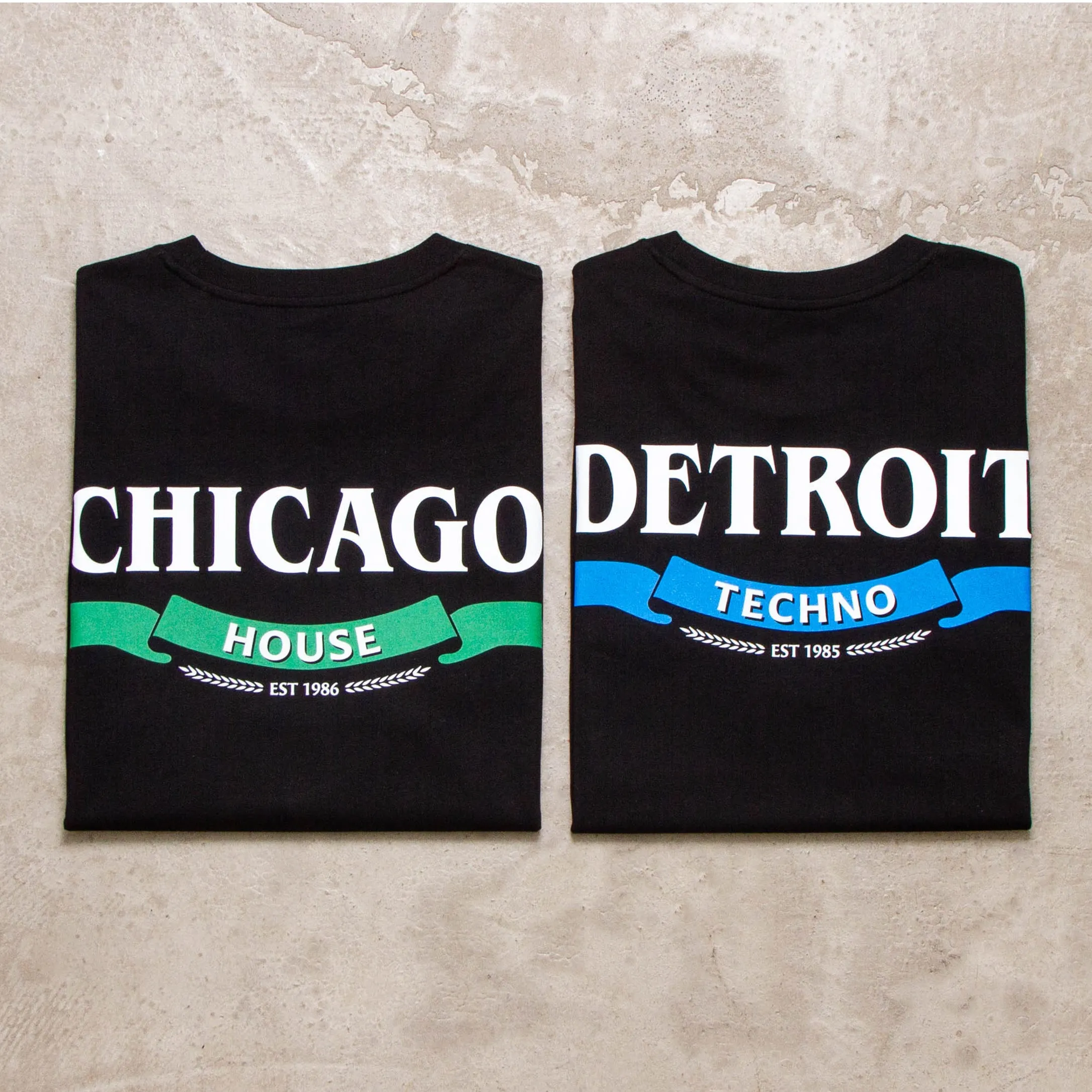 Chicago House Especial Front Print - Tshirt - Black