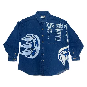 CLAW PMS DENIM LL BUTTON DOWN SHIRT