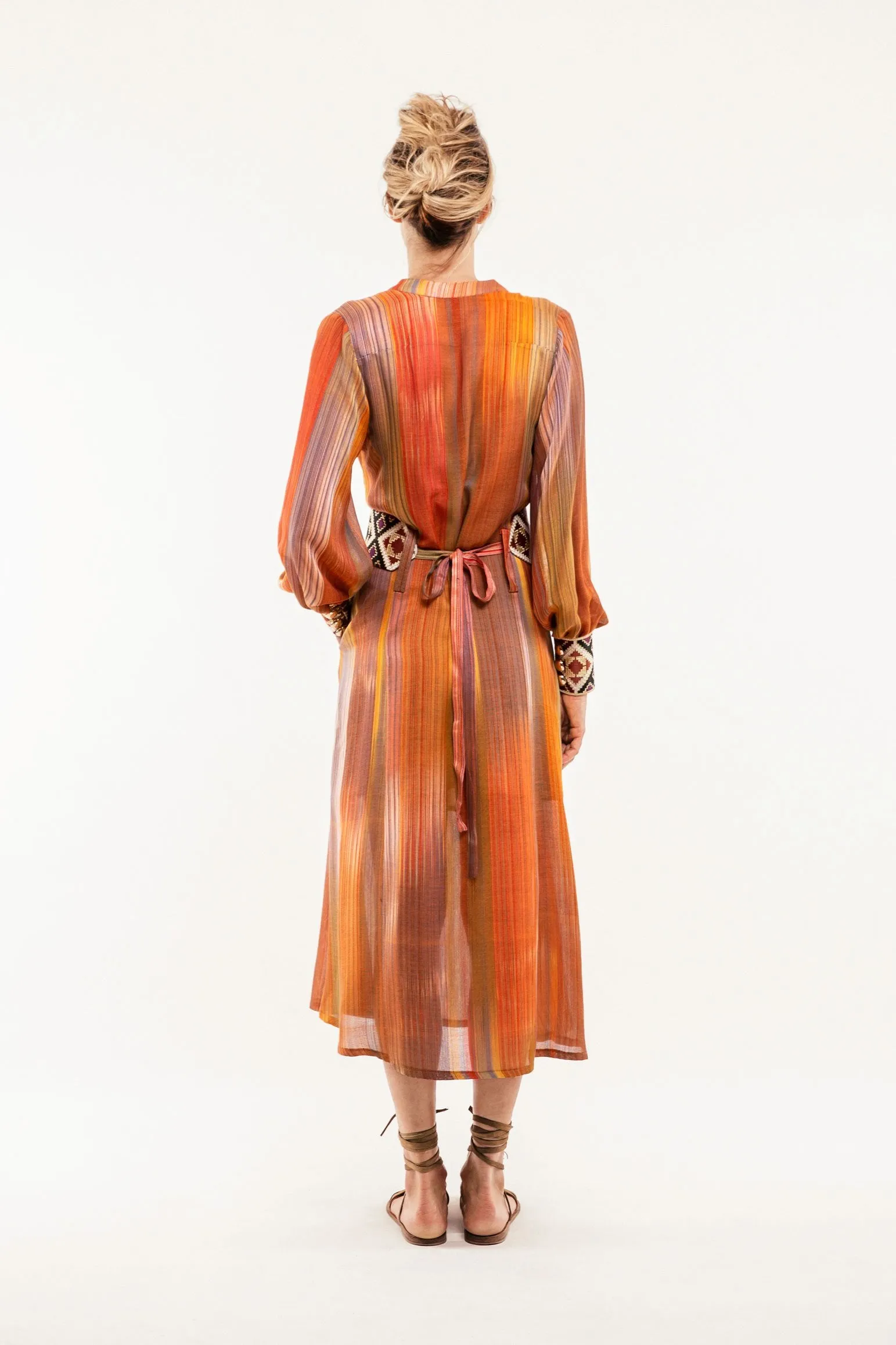 Darai Isfahan Dress - Orange