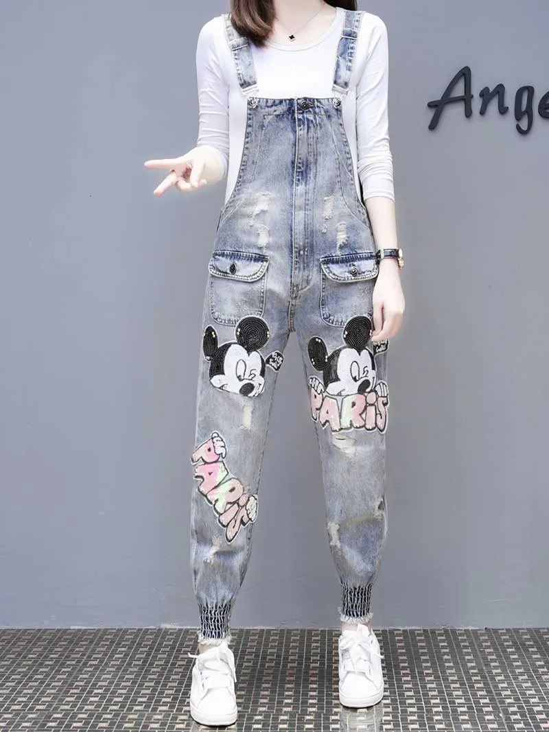 Falling in Love Denim Overall Dungaree