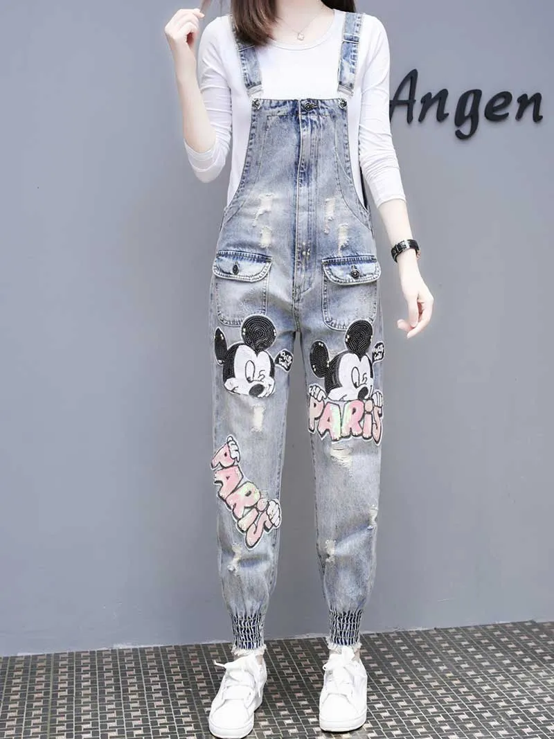 Falling in Love Denim Overall Dungaree