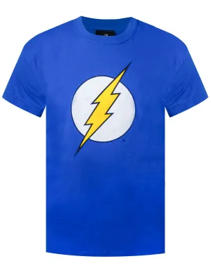 Flash Distressed Logo Blue Boys T-Shirt