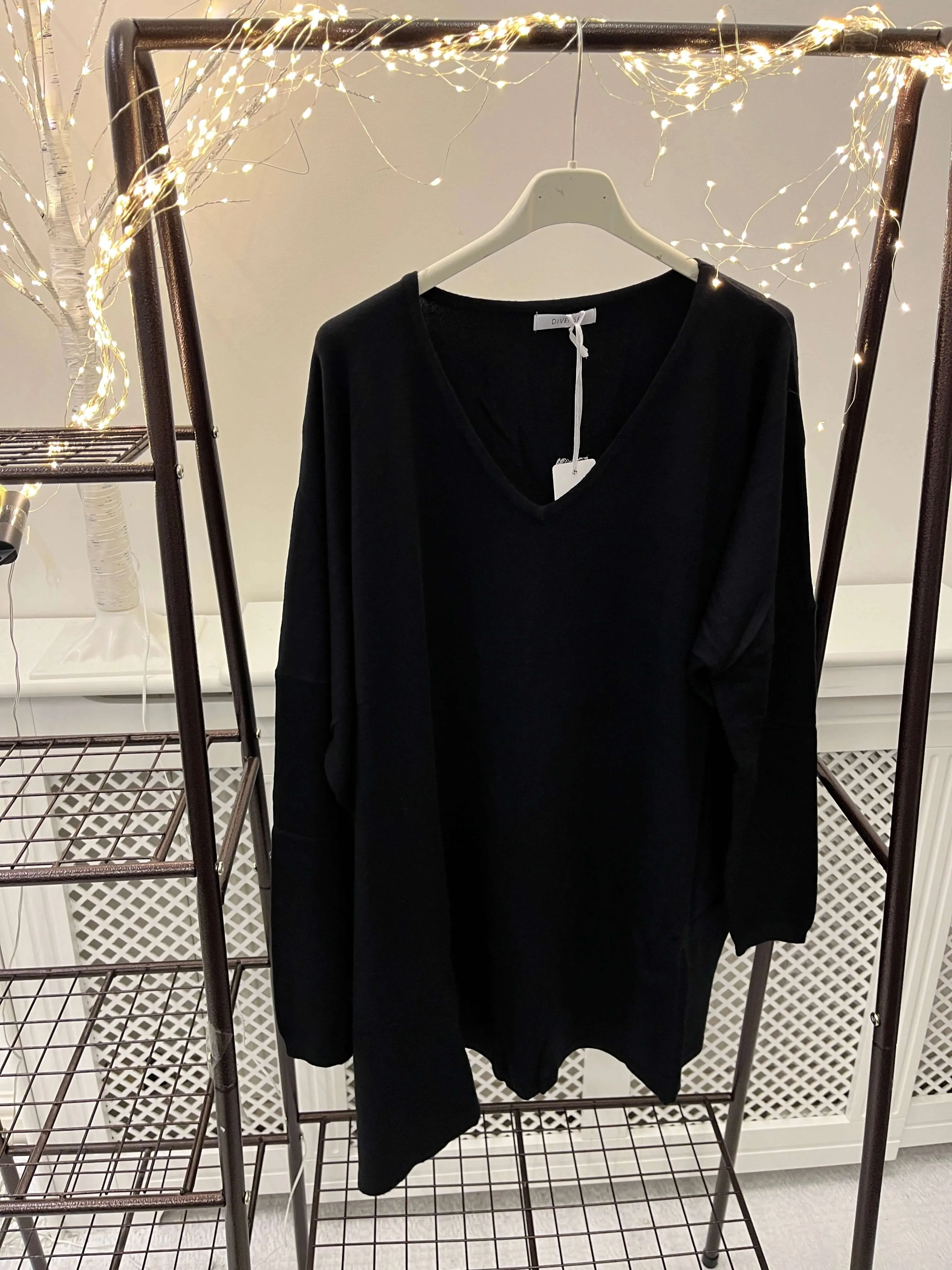 Frieda Soft V Neck Batwing Jumper