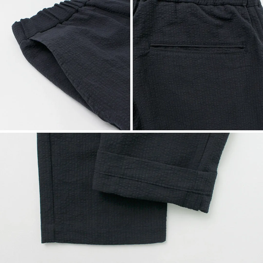 FUJITO / Cotton Linen Seersucker Easy Pants