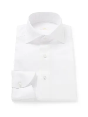 Gold Line White Twill Dress Shirt