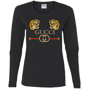 Gucci Tiger Love T-shirt Women Long Sleeve Shirt