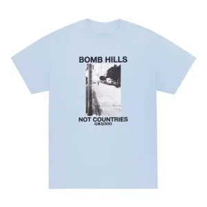 GX1000 Bomb Hills Not Countries T Shirt [Powder Blue]