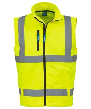 Hi-vis softshell gilet (HV006) | Yellow