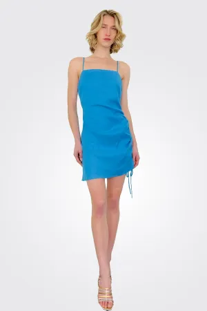 Kris Slip Mini Dress - Lagoon