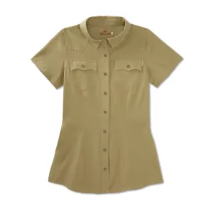 Ladies Short Sleeve Western Shirt