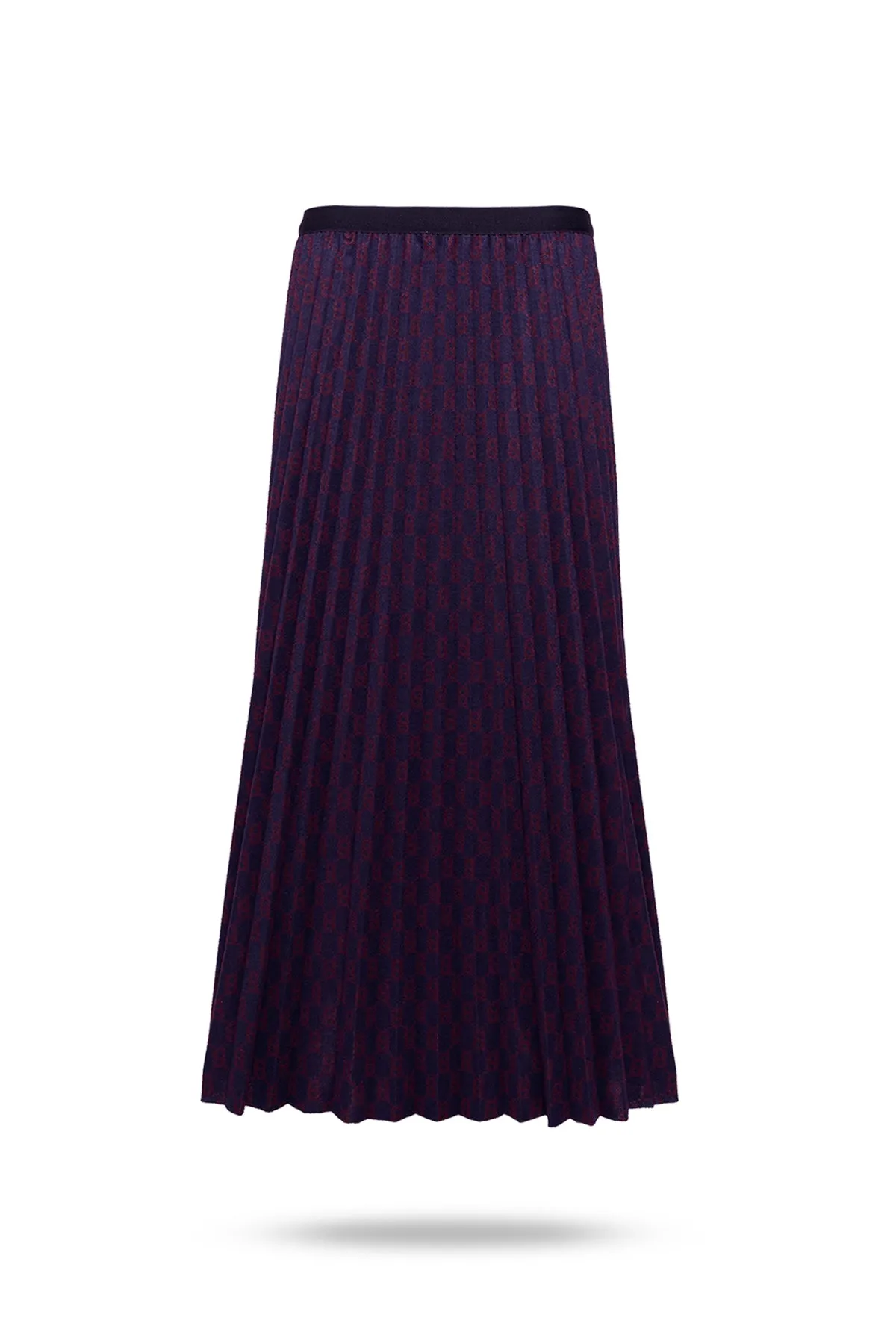 Monogram Pleated Skirt - Eclipse