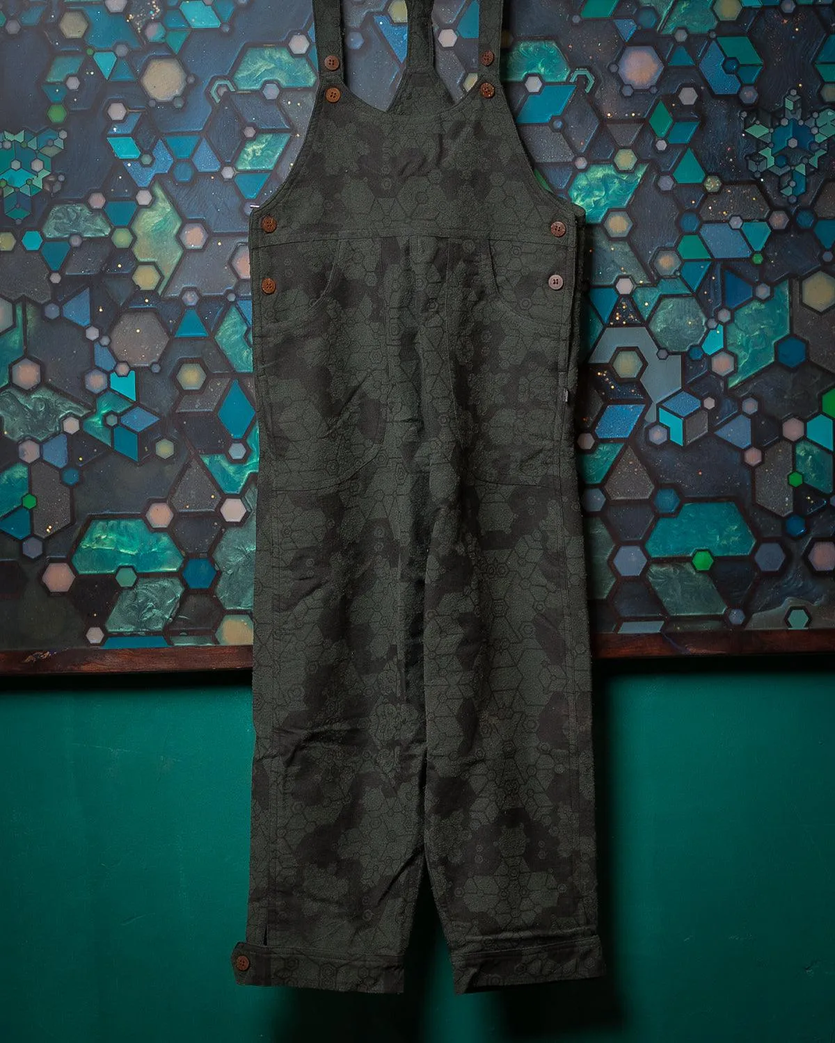 Overall Woman / Silk Slub - Olive SHAMANKA