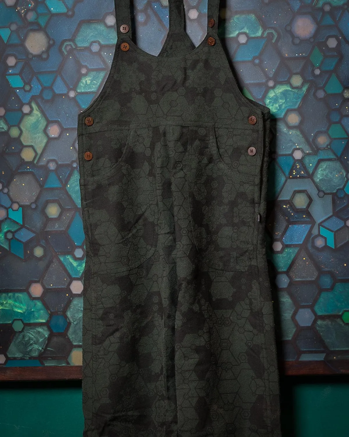 Overall Woman / Silk Slub - Olive SHAMANKA