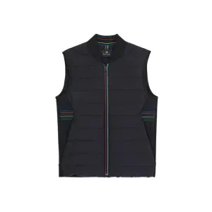 PAUL SMITH Mixed Media Gilet - Dark Navy