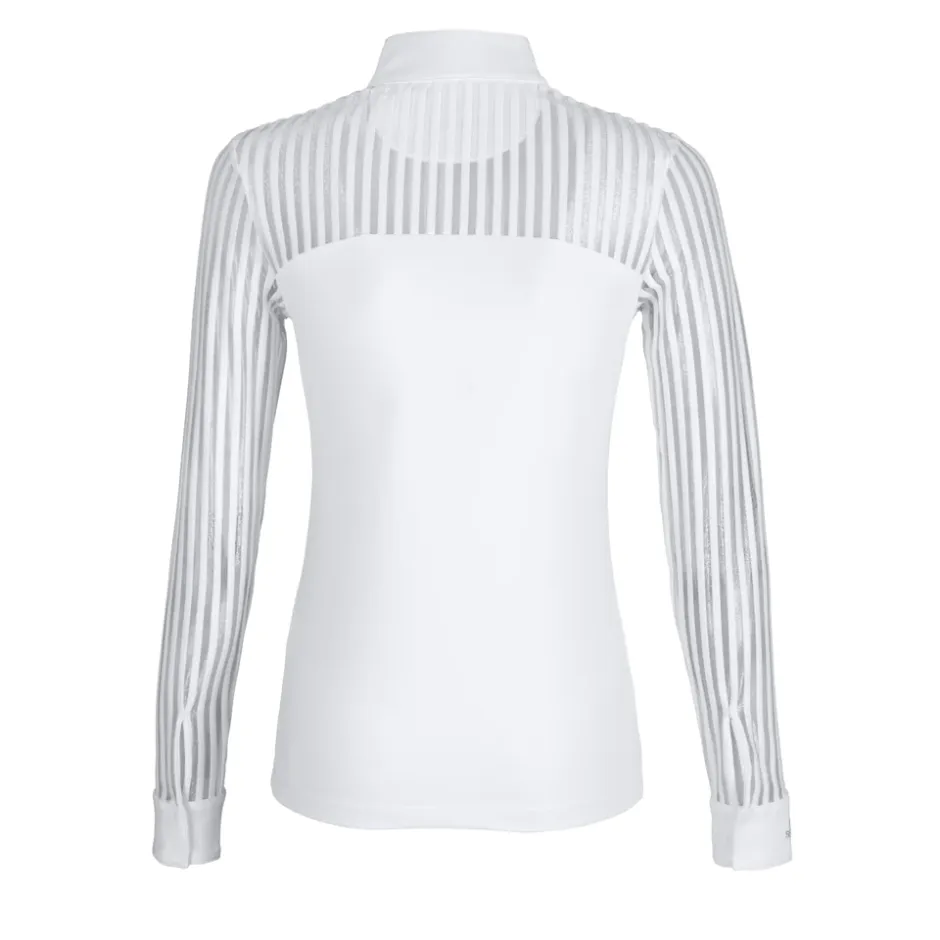 Pikeur Juniper Long Sleeve Show Shirt - White