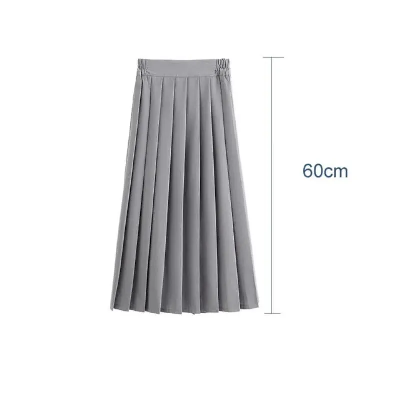 Pleated Elastic School Skirt