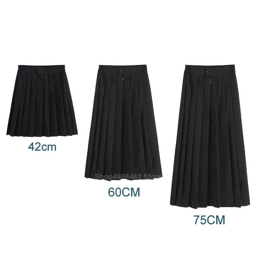 Pleated Elastic School Skirt