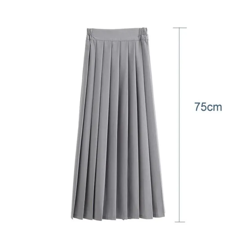 Pleated Elastic School Skirt