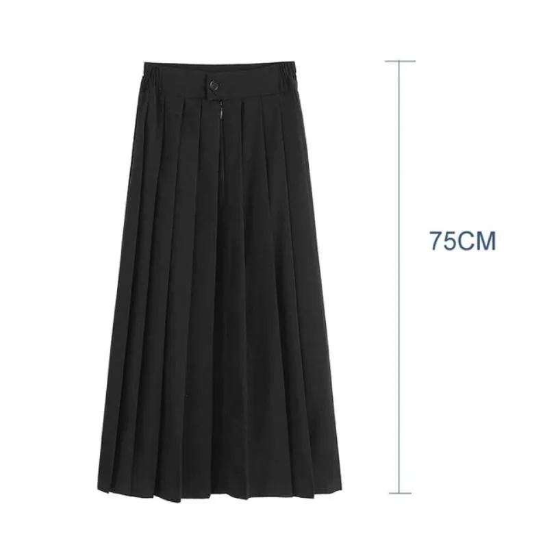 Pleated Elastic School Skirt