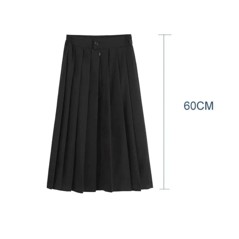 Pleated Elastic School Skirt