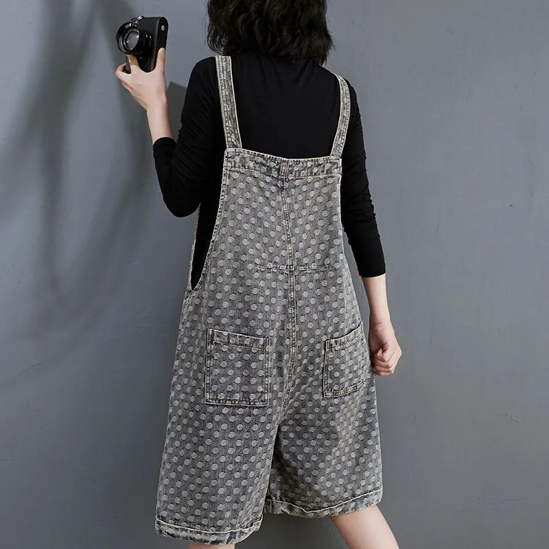 Polka Denim Overall