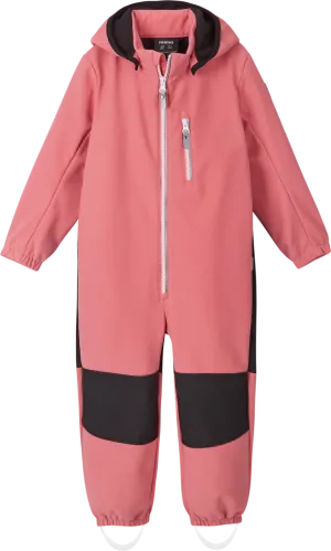 Reima Kids&#x27; Softshell Overall Nurmes Pink Coral | Buy Reima Kids&#x27; Softshell Overall Nurmes Pink Coral here | Outnorth