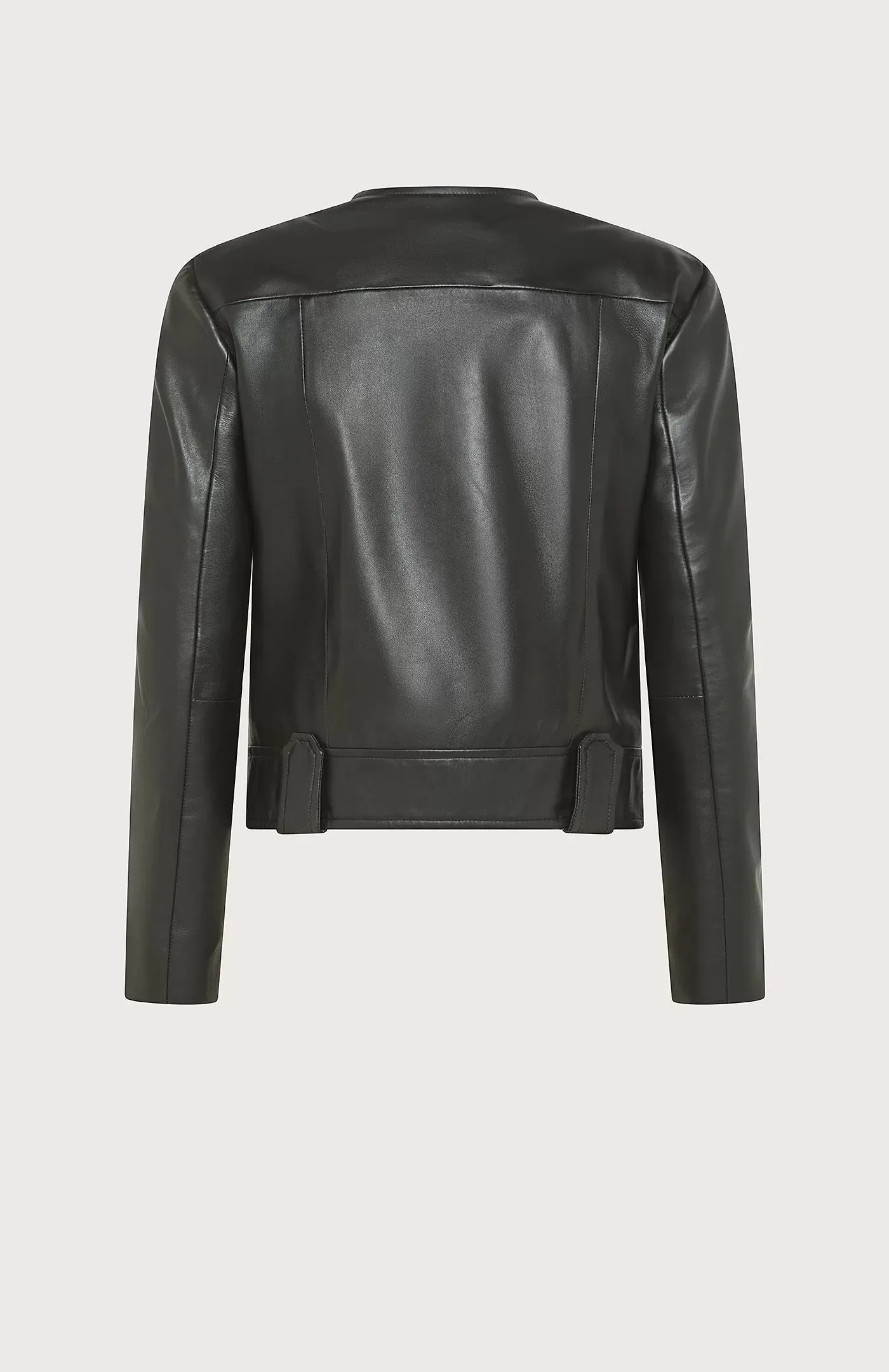 SEVENTY - SOFT NAPA LEATHER CREWNECK JACKET