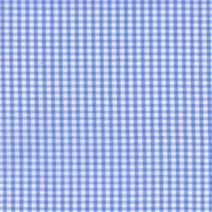 Sky Blue and White Twill Check Classic Custom Shirt 100c 70*70 Saq1125