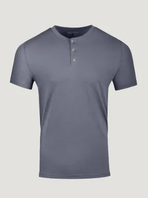 Slate Short Sleeve Henley