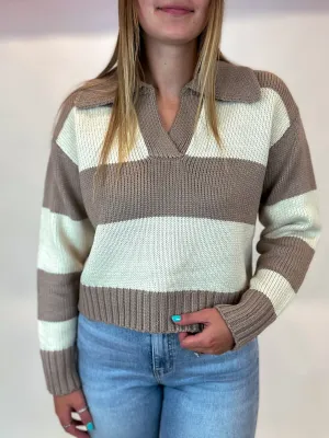 Stripe Knit Sweater