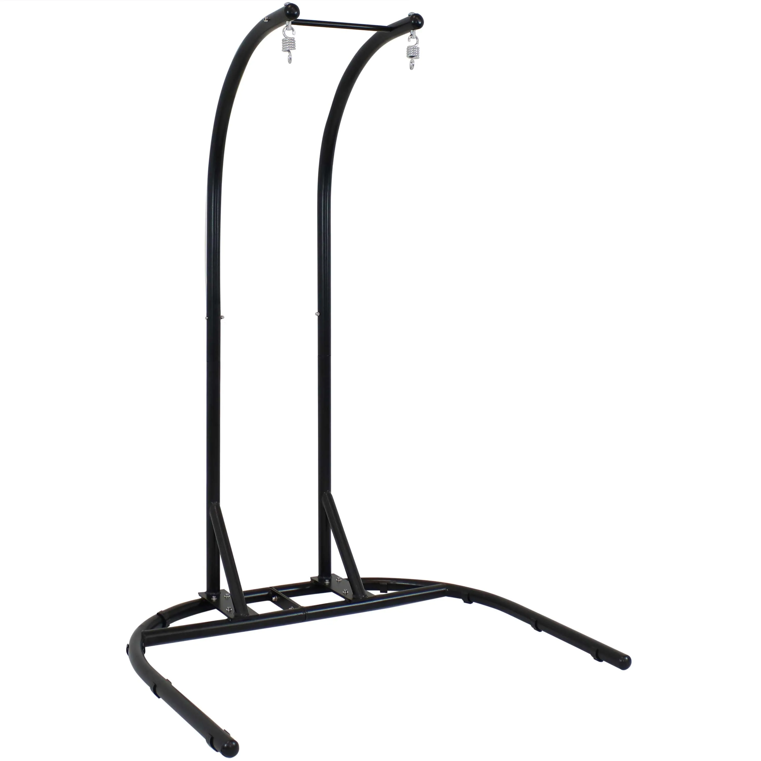 Sunnydaze Deluxe Steel U-Shape Hanging Chair Stand - 76"