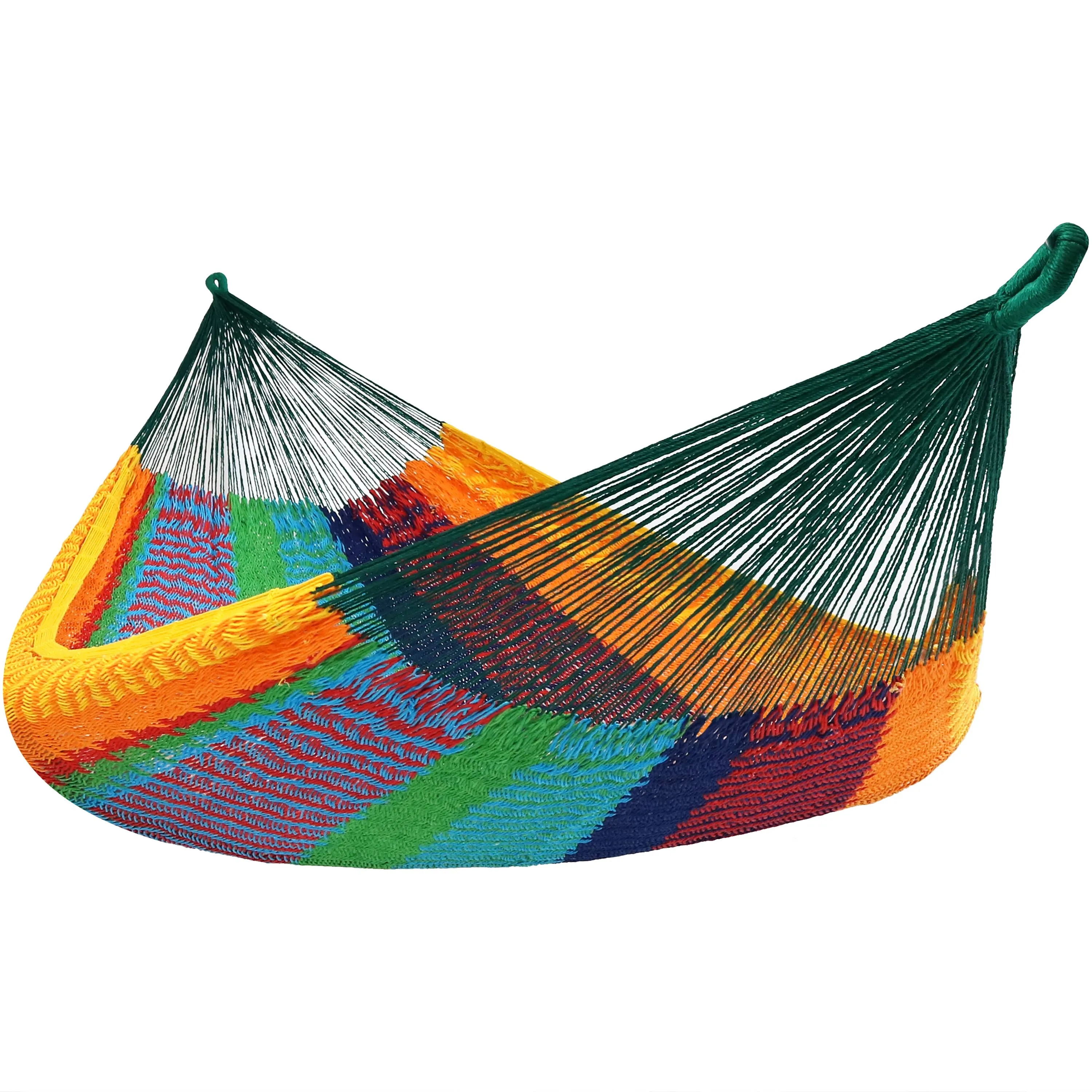 Sunnydaze Family Size Handwoven Thick Cord Mayan Hammock