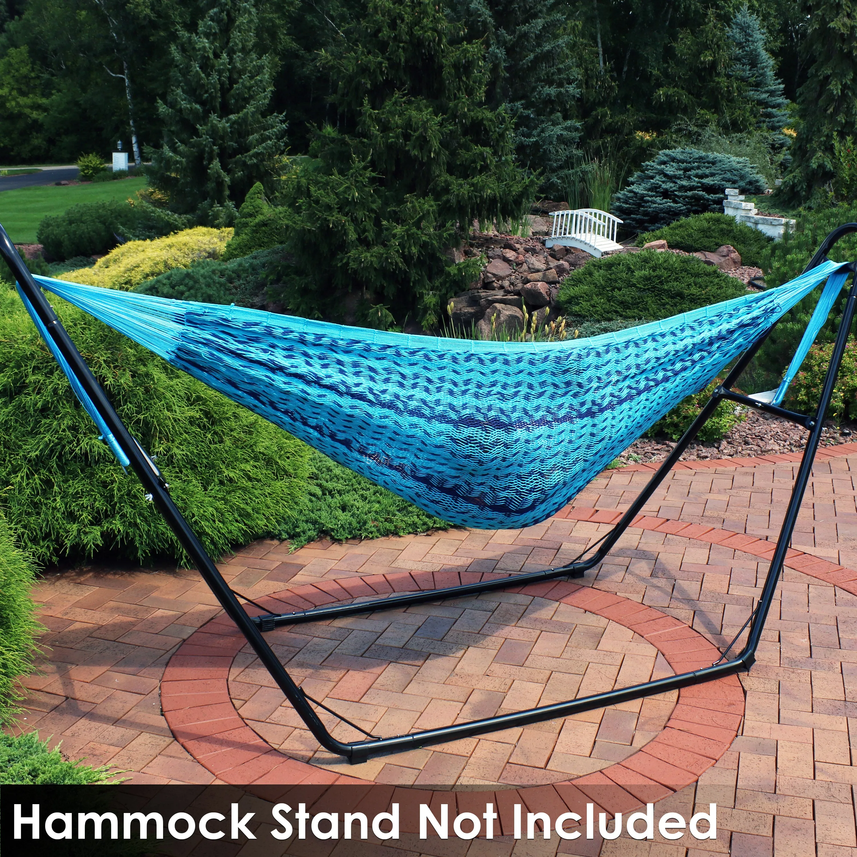 Sunnydaze Family Size Handwoven Thick Cord Mayan Hammock