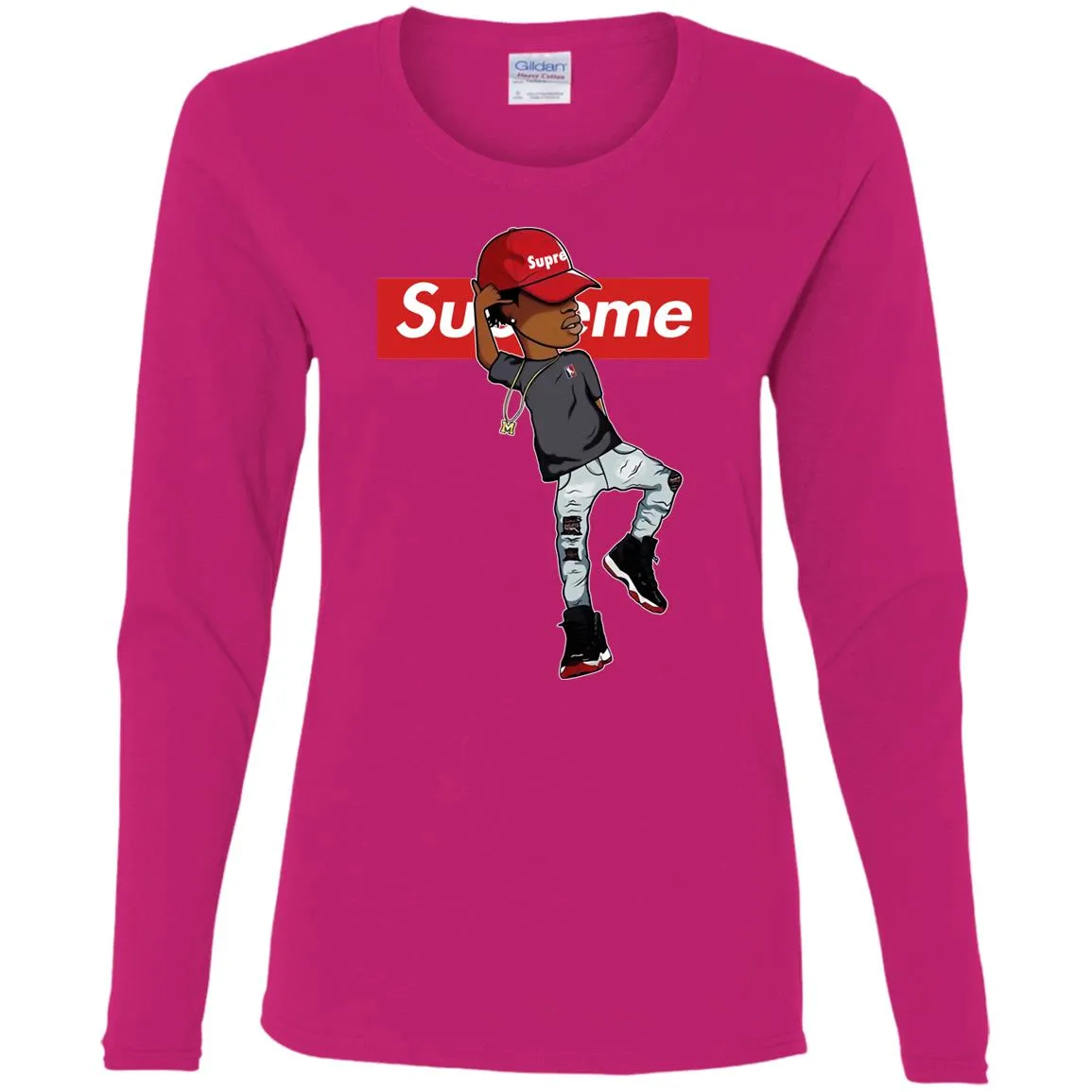 Supreme Marquese Scott T-shirt Women Long Sleeve Shirt